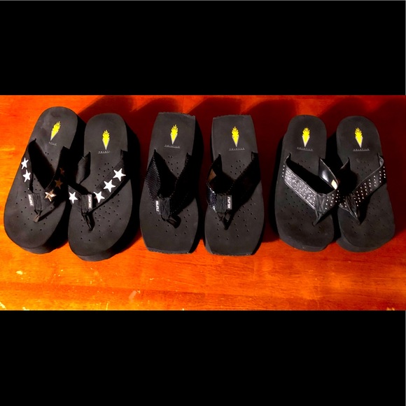 Volatile Thick Platform Flip Flops